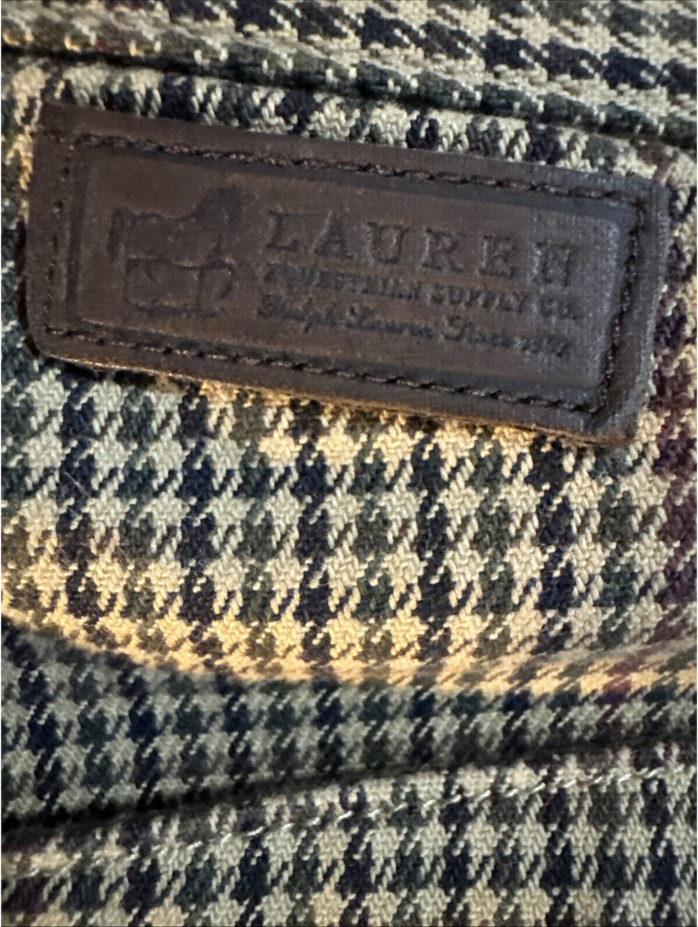Lauren Ralph Lauren Thoroughbred Trouser Dress Pants Womens 22W Brown Plaid - Picture 12 of 12